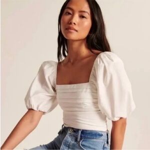 Abercrombie Puff Sleeve Emerson Blouse